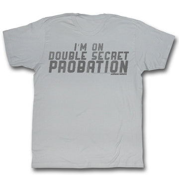 Animal House Mens S/S T-Shirt - Double Secret - Solid Silver
