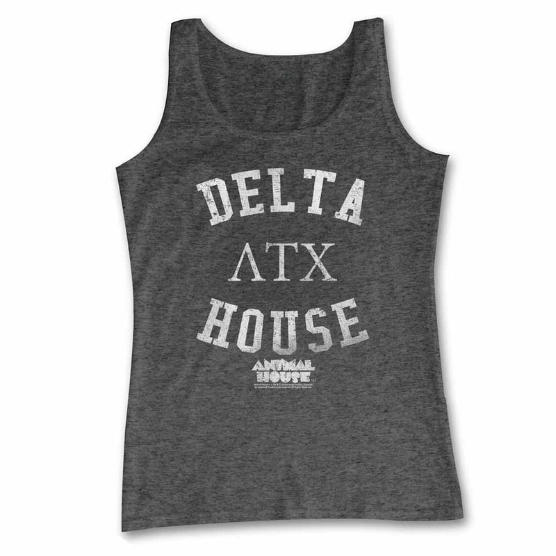 Animal House Mens  Tank - Delta House - Solid Gray Heather - Inmyparentsbasement.com