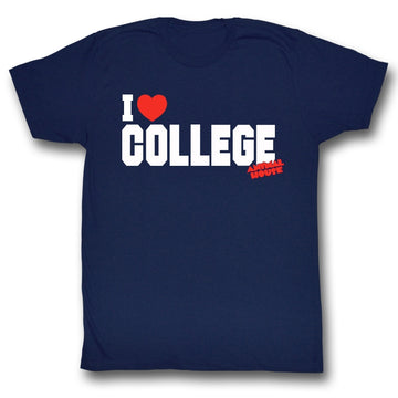 Animal House Mens S/S T-Shirt - Ilc - Solid Navy