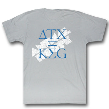 Animal House Mens S/S T-Shirt - Keg - Solid Silver
