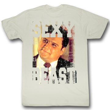 Animal House Mens S/S T-Shirt - Sexy Beast - Solid Natural