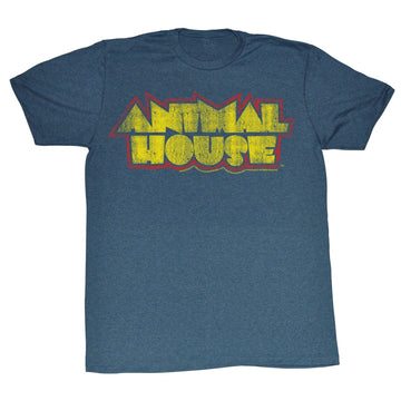 Animal House Mens S/S T-Shirt - House Fever - Heather Navy Heather