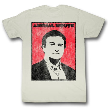 Animal House Mens S/S T-Shirt - Animal Anarchist - Solid Natural