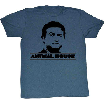 Animal House Mens S/S T-Shirt - Sunburst - Solid Navy Heather