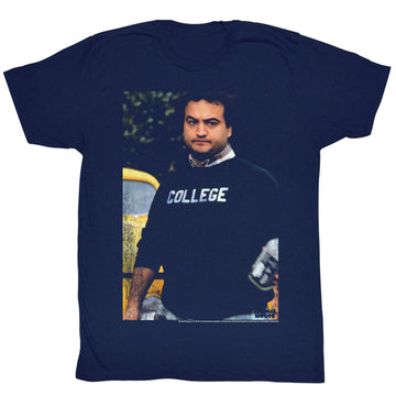 Animal House Mens S/S T-Shirt - D House - Solid Navy