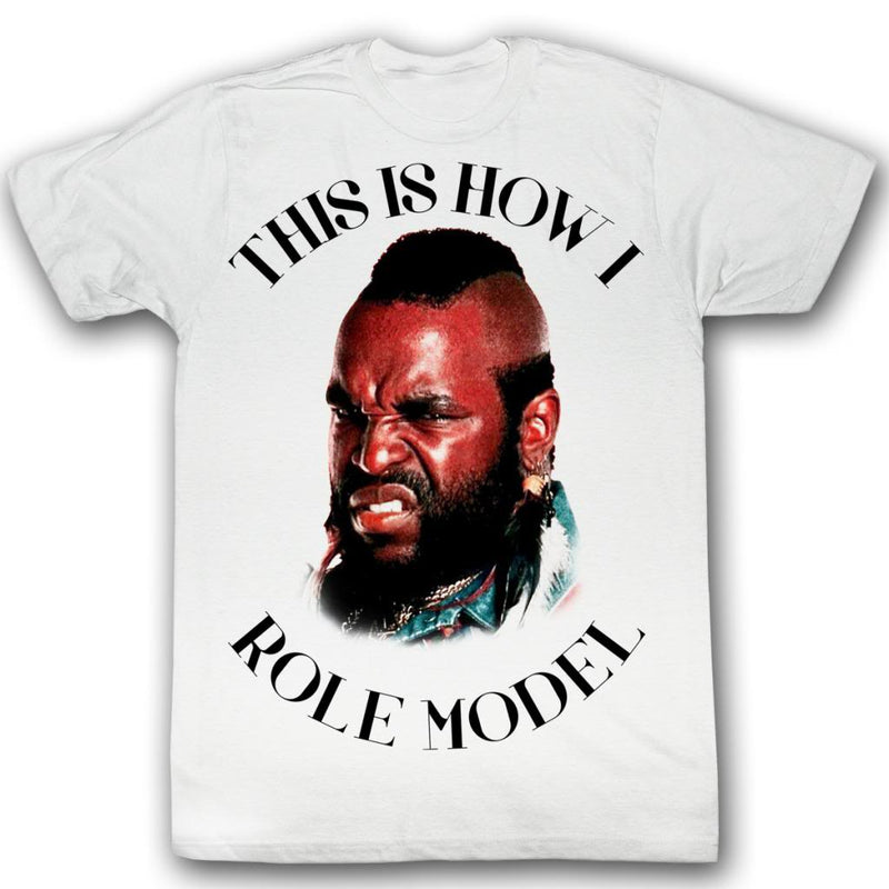 Mr. T Mens S/S T-Shirt - Lexi - Solid White