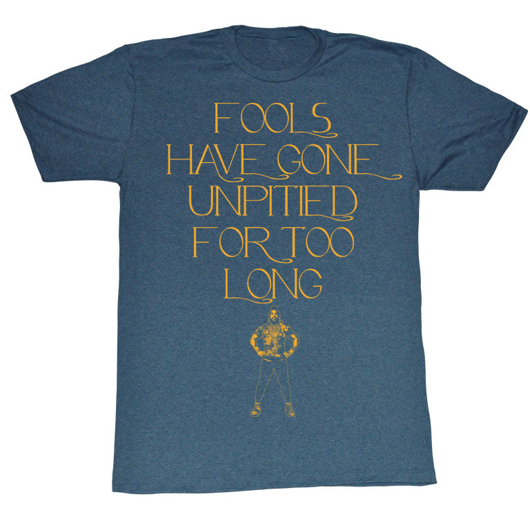 Mr. T Mens S/S T-Shirt - It Ends Now - Heather Navy Heather