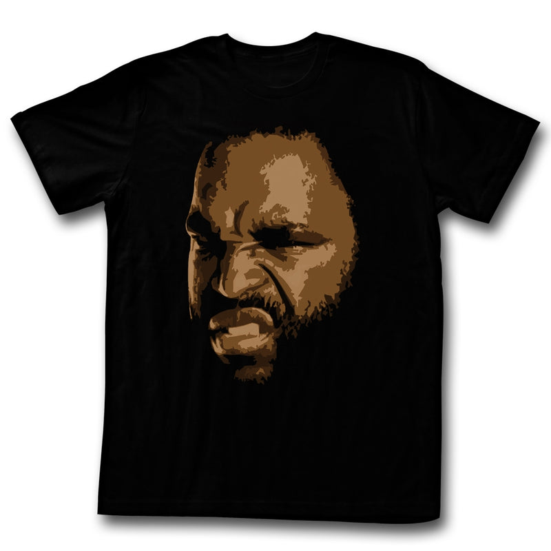 Mr. T Mens S/S T-Shirt - Big T - Solid Black