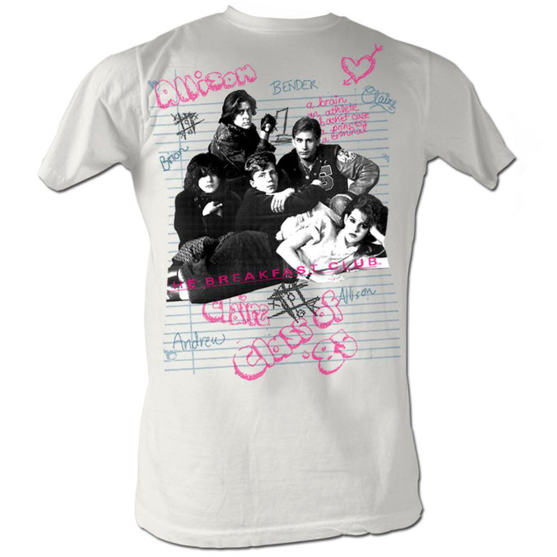 Breakfast Club Mens S/S T-Shirt - Group - Solid White