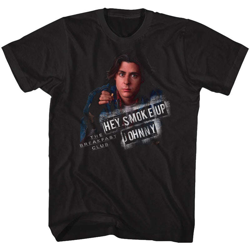 Breakfast Club Mens S/S T-Shirt - Smoke Up - Solid Black