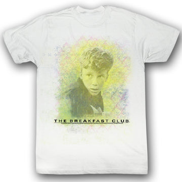 Breakfast Club Mens S/S T-Shirt - Girly - Solid White
