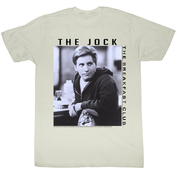 Breakfast Club Mens S/S T-Shirt - The Jock - Solid Natural