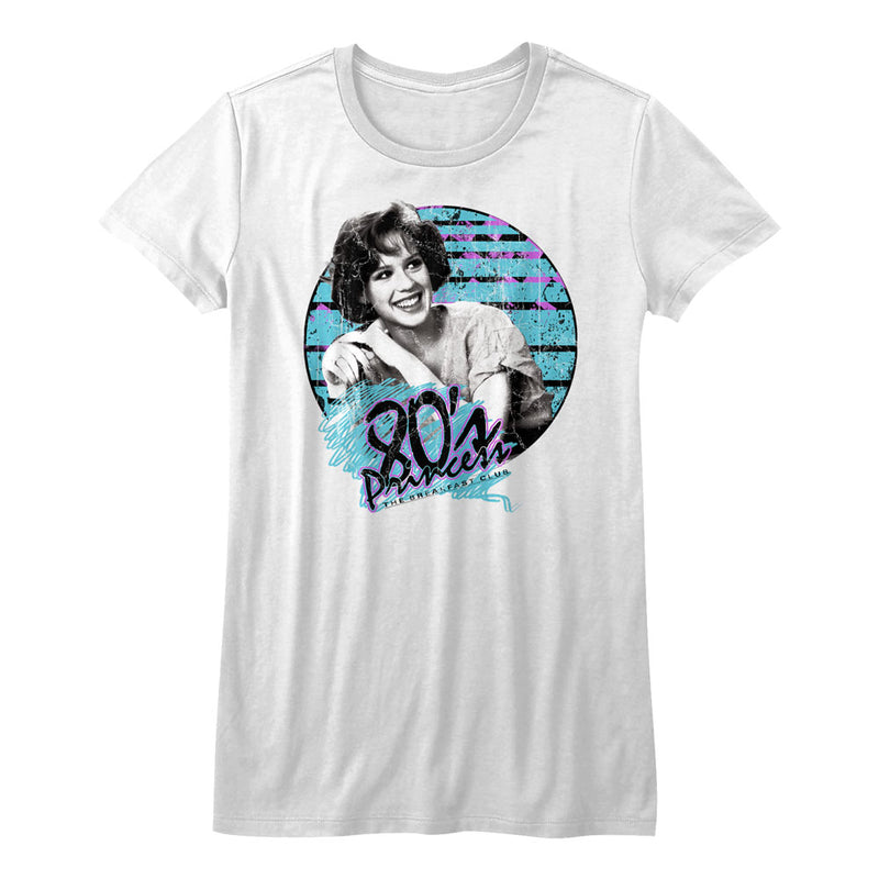 Breakfast Club Girls Juniors S/S T-Shirt - Sweet - Solid White
