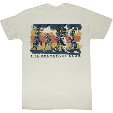 Breakfast Club Mens S/S T-Shirt - Dance Away - Solid Natural