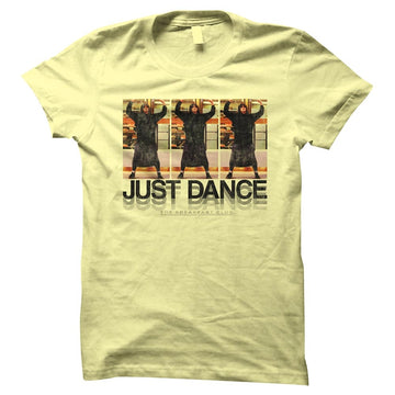 Breakfast Club Girls Juniors S/S T-Shirt - Just Dance - Solid Banana