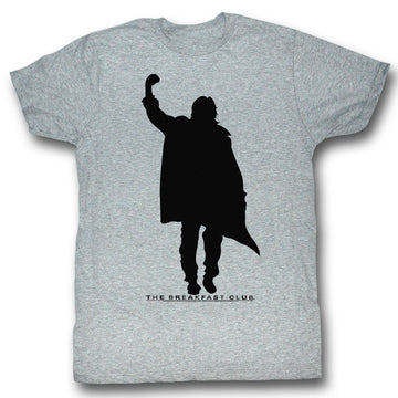 Breakfast Club Mens S/S T-Shirt - Fist Pump 2 - Heather Gray Heather