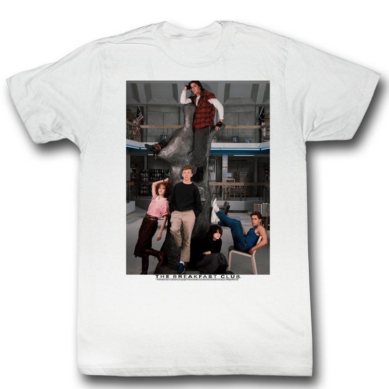 Breakfast Club Mens S/S T-Shirt - Liberry - Solid White