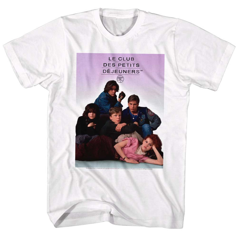 Breakfast Club Mens S/S T-Shirt - Dejueners - Solid White