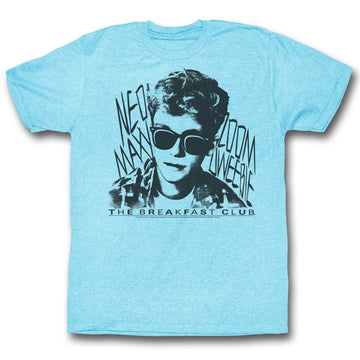 Breakfast Club Mens S/S T-Shirt - Dweebie - Heather Light Blue Heather