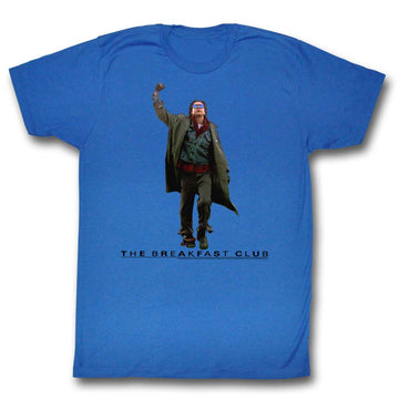 Breakfast Club Mens S/S T-Shirt - Fistpumpcutout - Solid Royal