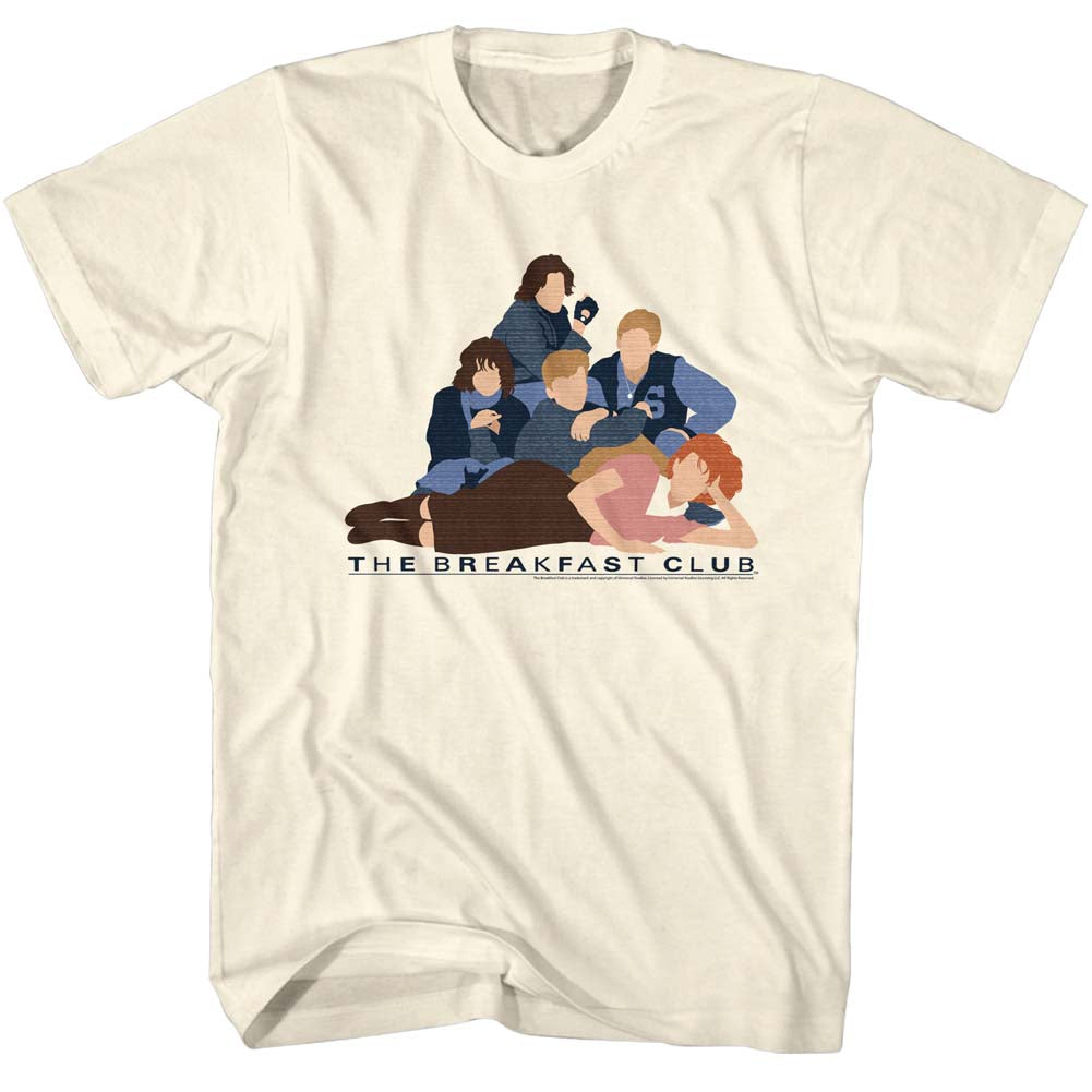 Breakfast Club Mens S/S T-Shirt - Vector Club - Solid Natural