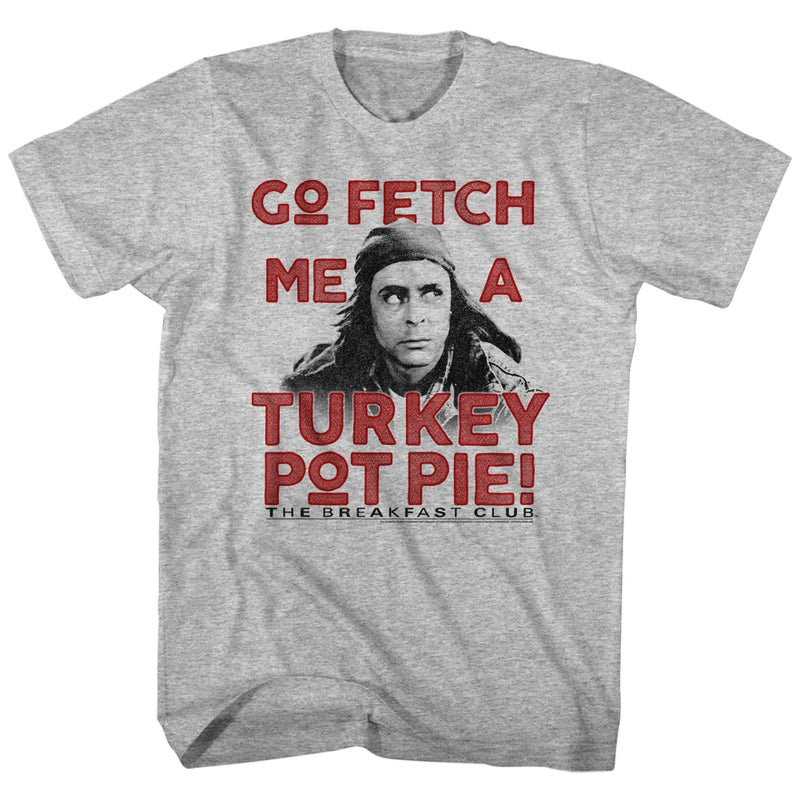 Breakfast Club Mens S/S T-Shirt - Pot Pie - Heather Gray Heather