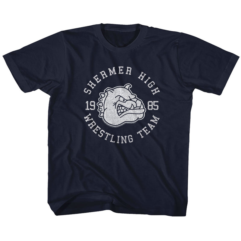 Breakfast Club Toddler S/S T-Shirt - Wrestling Team - Solid Navy
