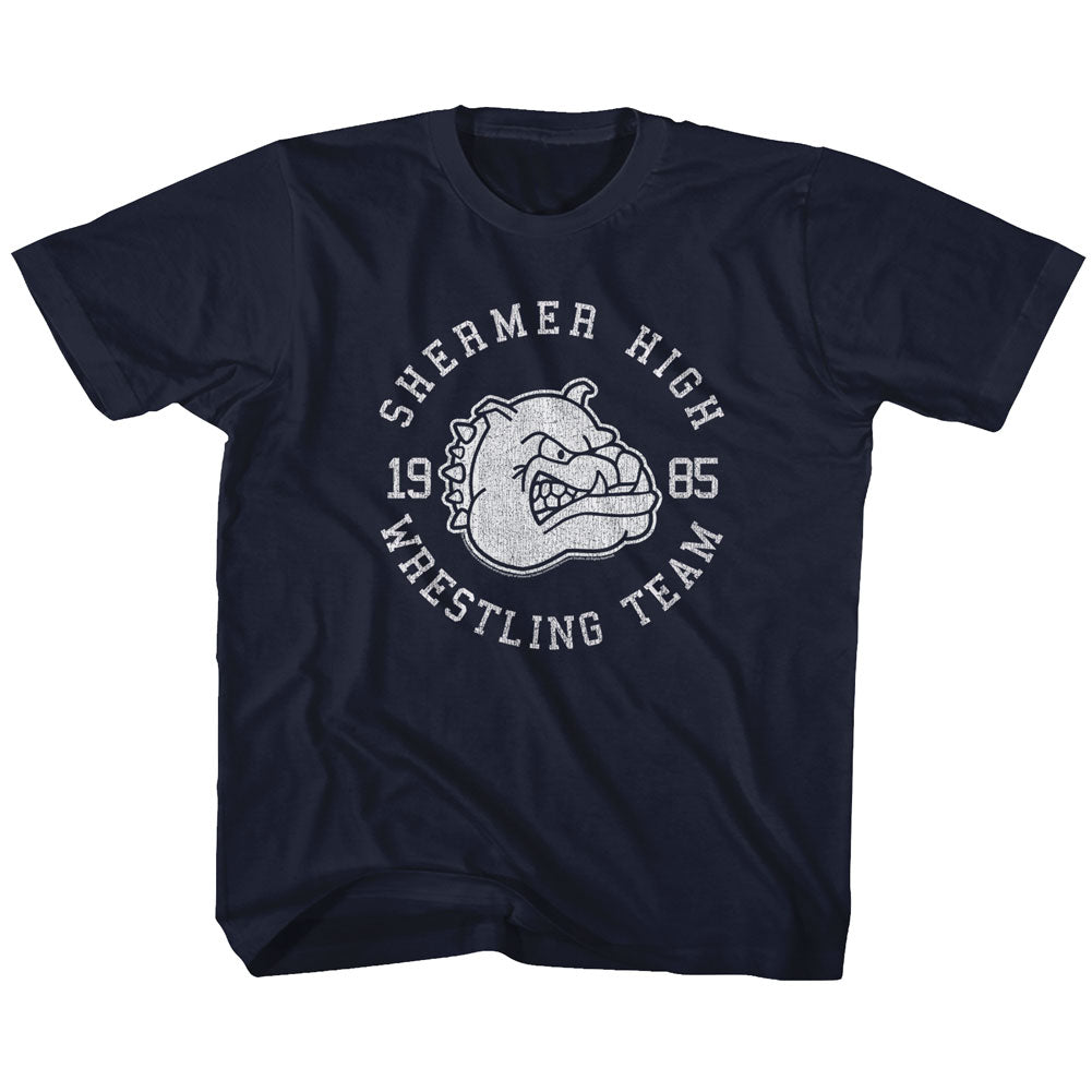 Breakfast Club Youth S/S T-Shirt - Wrestling Team - Solid Navy