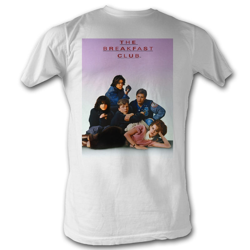 Breakfast Club Mens S/S T-Shirt - Poster - Solid White