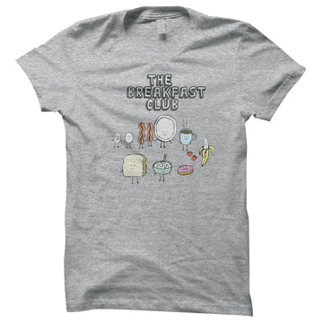 Breakfast Club Girls Juniors S/S T-Shirt - Breakfast - Solid Silver