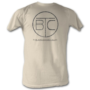 Breakfast Club Mens S/S T-Shirt - Circle Logo - Solid Natural