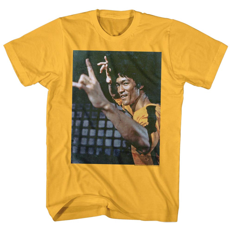 Bruce Lee Mens S/S T-Shirt - Waaaaah - Solid Ginger