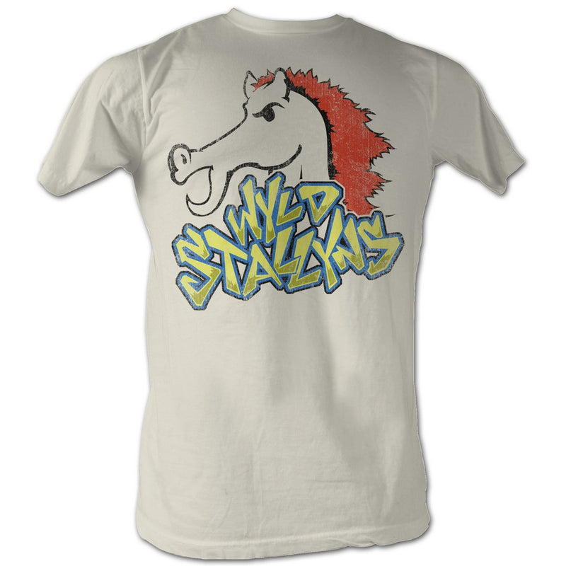 Bill And Ted Mens S/S T-Shirt - Stallyns 2 - Solid Natural