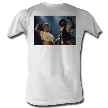 Bill And Ted Mens S/S T-Shirt - Bnt - Solid White