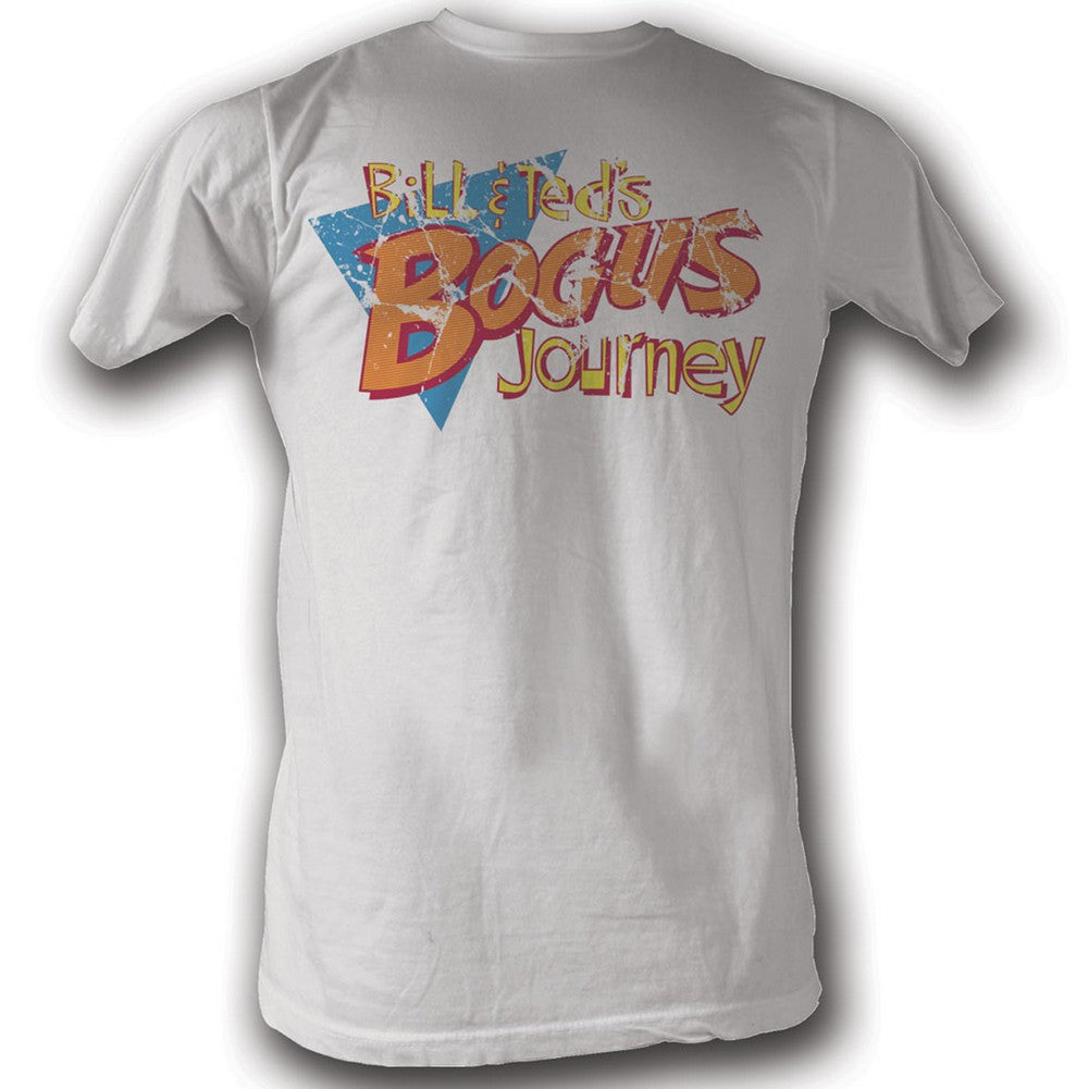 Bill And Ted Mens S/S T-Shirt - Bogus - Solid White