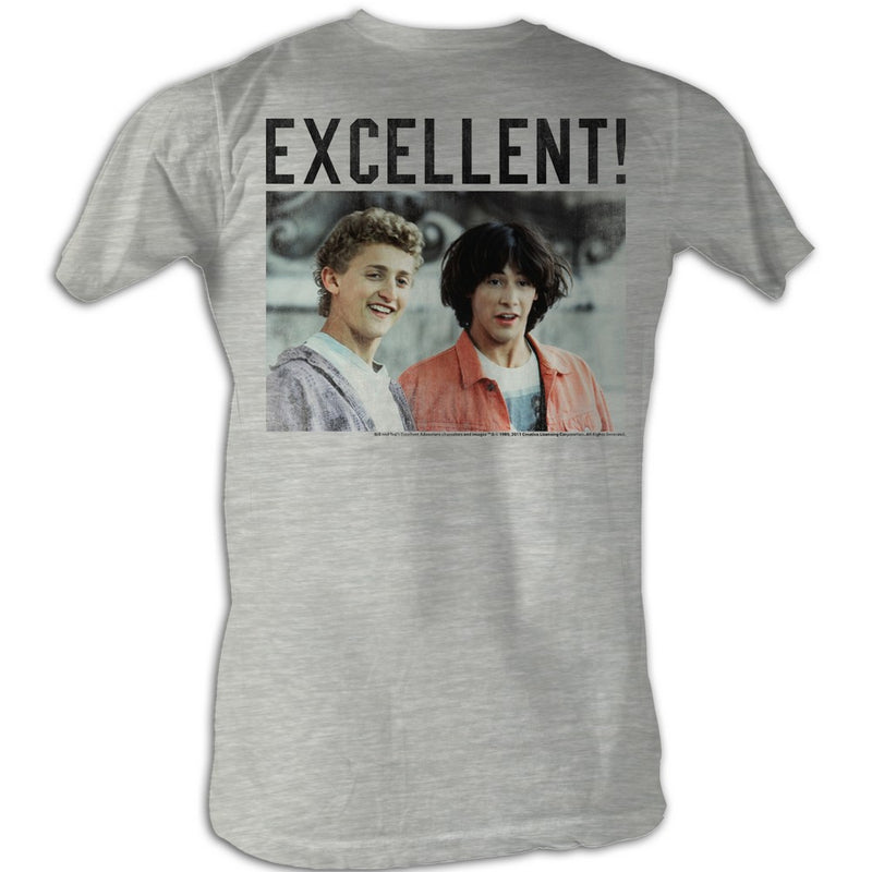 Bill And Ted Mens S/S T-Shirt - 4 Square - Solid White