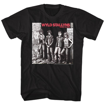 Bill And Ted Mens S/S T-Shirt - Wyld Stallyns - Solid Black