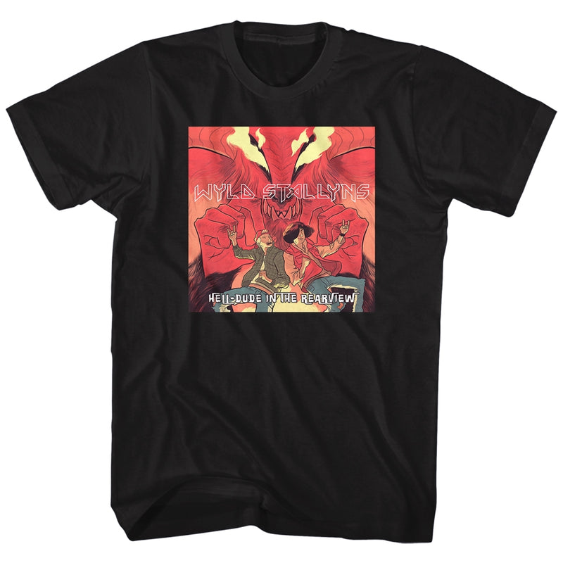 Bill And Ted Mens S/S T-Shirt - Hell-Dude - Solid Black