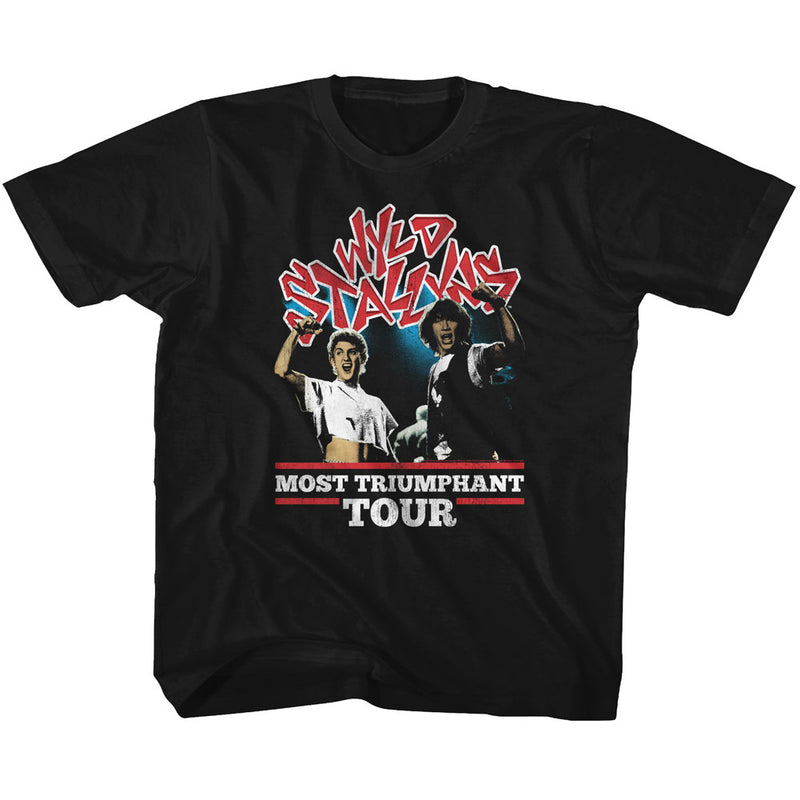 Bill And Ted Toddler S/S T-Shirt - Most Triumphant - Solid Black