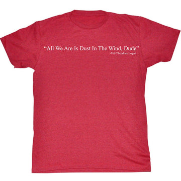 Bill And Ted Mens S/S T-Shirt - Dust - Heather Cherry Heather