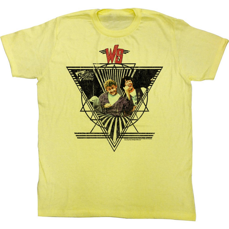 Bill And Ted Mens S/S T-Shirt - Ws - Heather Yellow Heather