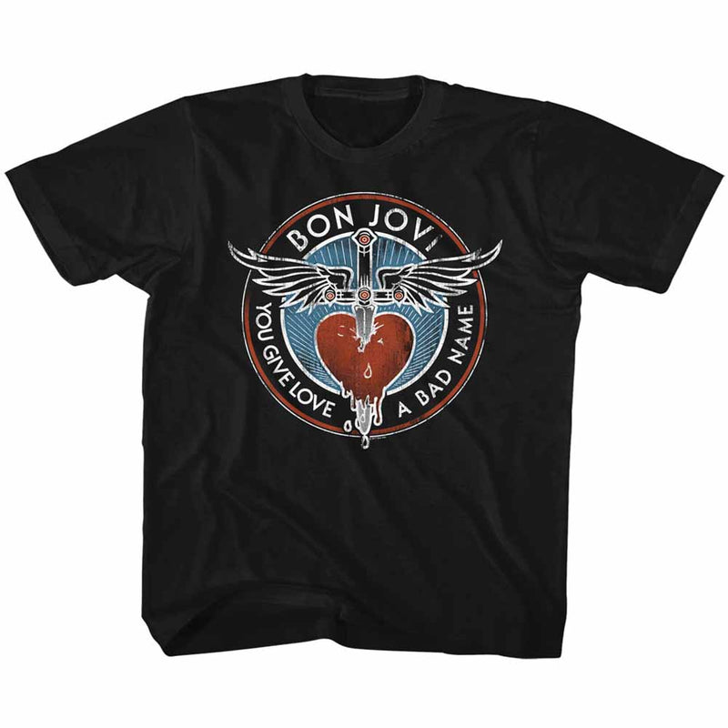 Bon Jovi Toddler S/S T-Shirt - Badname - Solid Black