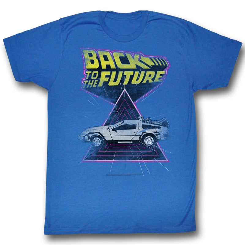 Back To The Future Mens S/S T-Shirt - Speed Demon - Solid Royal