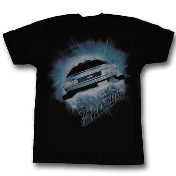 Back To The Future Mens S/S T-Shirt - Daba Dee Dabu Die - Heather Black Heather