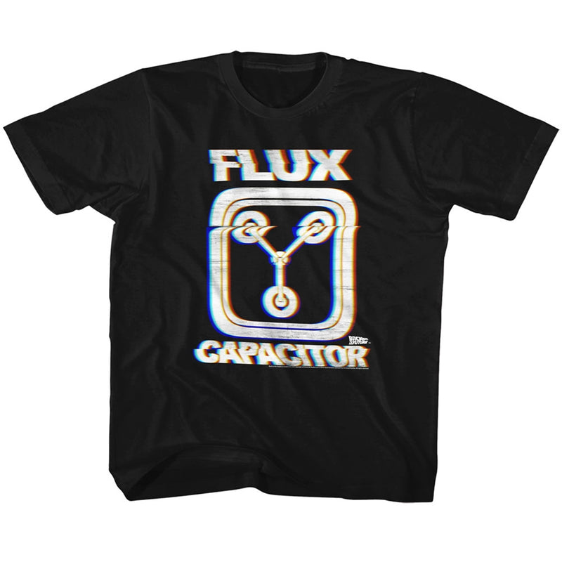 Back To The Future Toddler S/S T-Shirt - Flux - Solid Black - Inmyparentsbasement.com