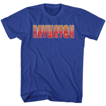 Baywatch Mens S/S T-Shirt - Baywatch X6 - Solid Royal
