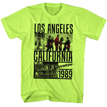 Baywatch Mens S/S T-Shirt - Le Plume - Heather Neon Mint Heather