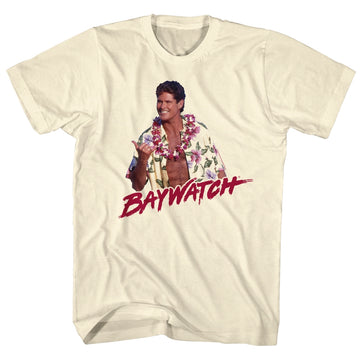 Baywatch Mens S/S T-Shirt - Righteous - Solid Natural