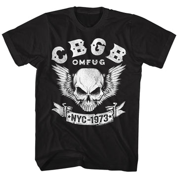 CBGB Mens S/S T-Shirt - Ceebgeeb - Solid Black