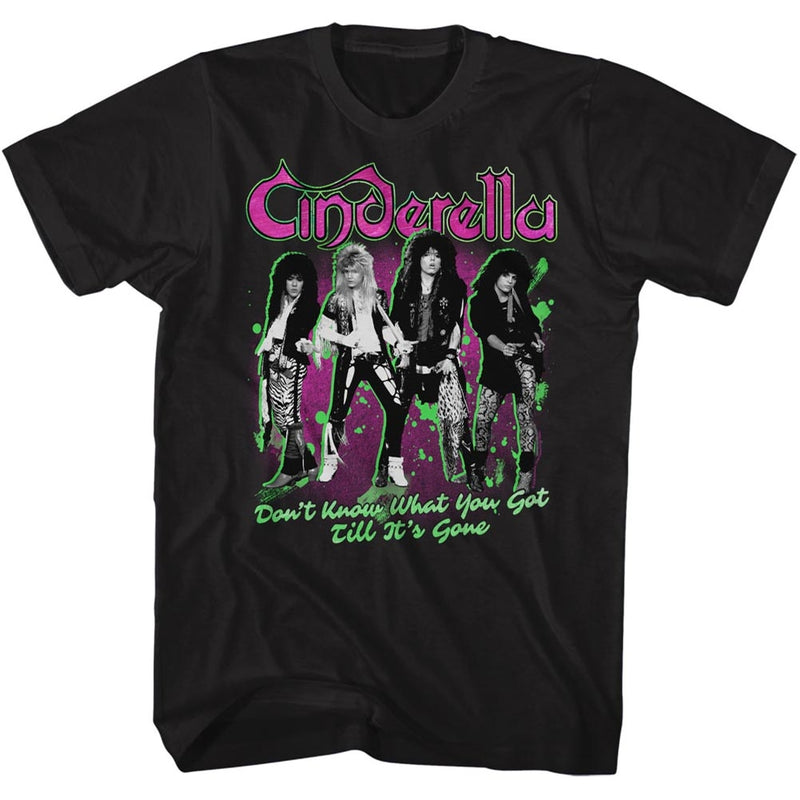 Cinderella Mens S/S T-Shirt - Till Its Gone - Solid Black